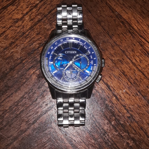 citizen watch blue face